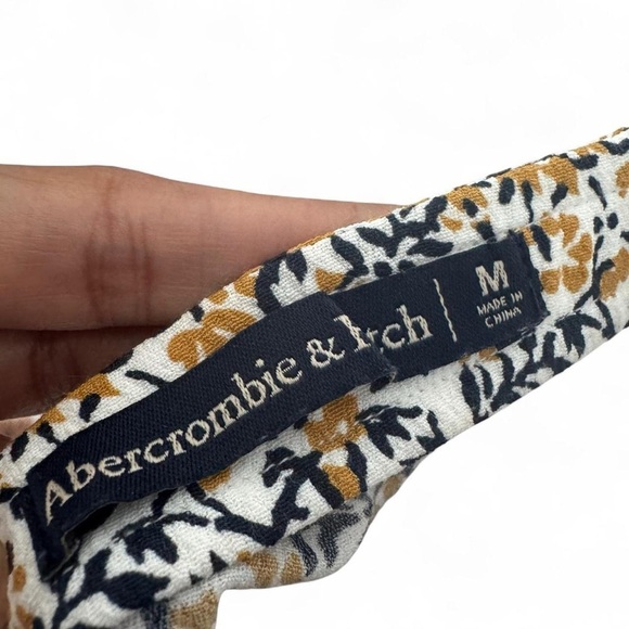 Abercrombie & Fitch Yellow and Blue Floral Skirt - Picture 6 of 7